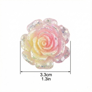 新しいホタル発光七花手作りクラフトDIYプラスチック/樹脂製携帯電話ケースヘアピンキーホルダーアクセサリー滴るような接着剤 - Product Image 6