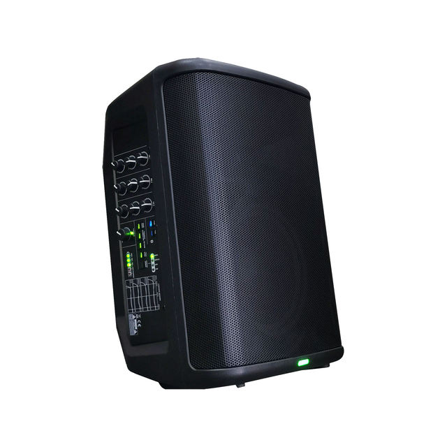 SED-08A Class D 8" Battery Powered Active PA Speaker, Portable All-in-One System with Bluetooth & DSP Outdoor Square Dance Audio