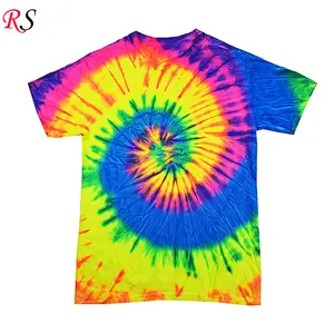 Wholesale Cheap RTS Design 2022 New 100% Cotton Unisex Sub Colorful Tie Dye T shirts