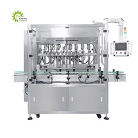 ZXSMART Ligne de machine de remplissage de détergent liquide de nettoyage de pâte liquide de gel de savon pour les mains entièrement automatique