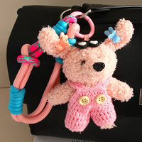 Pendentif Ours en Coton Fait Main, Petit Cadeau, Breloque pour Sac, Porte-clés Peluche, Jouet Poupée, Vente en Gros pour Couples, Cadeaux Promotionnels