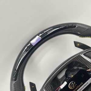 Volant en fibre de carbone véritable avec éclairage LED pour <span class=keywords><strong>Corvette</strong></span> <span class=keywords><strong>C7</strong></span>, petites commandes acceptées, pièces automobiles personnalisées - Product Image 6