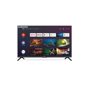 Samsungs TV 32 inç Android sistemi QLED hiçbir sınır çerçevesiz yeni model televizyon wifi akıllı HD Google Paly mağaza otel okul