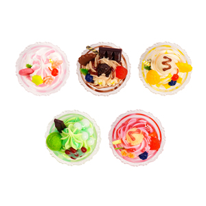 Llaveros de Plástico Personalizados con Forma de Helado, Llaveros Divertidos de Comida Falsa, Llavero de Simulación 3D, Regalo Hecho a Mano - Product Image 2