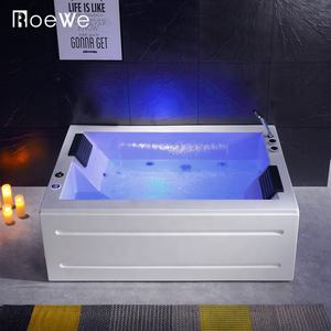 Grande <span class=keywords><strong>baignoire</strong></span> à remous avec cascade, éclairage LED, luxe, massage sexuel, <span class=keywords><strong>panneau</strong></span> de commande numérique, <span class=keywords><strong>baignoire</strong></span> acrylique pour 2 personnes, hydromassage - Product Image 2