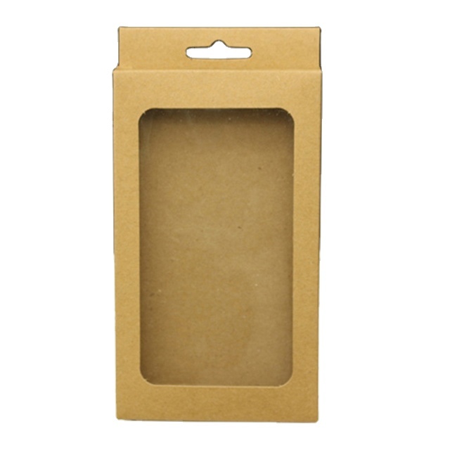 Cheap Price Wholesale Cell Phone Case Packaging for iPhone Case, Kraft Paper Boxes Packaging