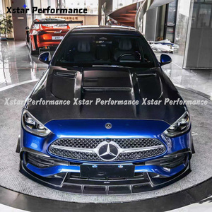 Lèvre avant en fibre de carbone style Xstar pour Mercedes Benz W206 S206 <span class=keywords><strong>C43</strong></span> <span class=keywords><strong>AMG</strong></span> C300 2021-ON - Product Image 3