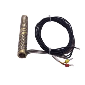 Hot runner spring brass copper coil nozzle heater heating element for fog machine