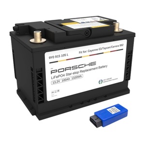 แบตเตอรี่ลิเธียมสตาร์ท-สต็อปความจุสูง 13.2V 100Ah ขายดี ทนความเย็นสูงสุด -30°C สำหรับรถยนต์รุ่น 9Y0 915 105 L-B - Product Image 1