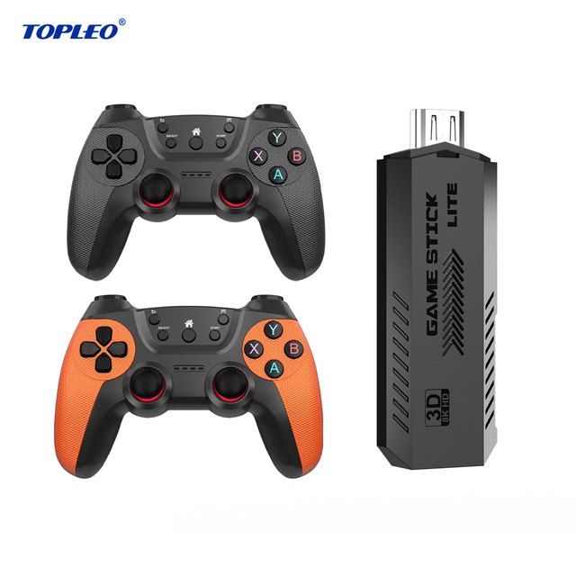 Topleo X2 Pro Game Stick Video Smart Android Tv Stick X2 ultra 64gb 128gb Portable Game Console 4k Retro Game Stick