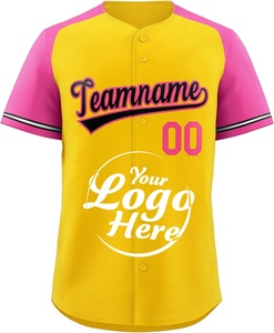 Jersey de béisbol en blanco, uniformes deportivos para niños, Jersey de fiesta, Jersey de béisbol, camisas de manga corta con botones, cosidas personalizadas - Product Image 6