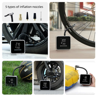 Pompe à air multifonctionnelle à usage domestique pour gonfler les pneus de ballons de vélo de voiture
