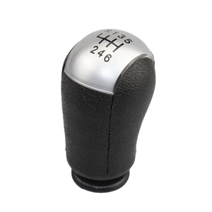 Pommeau de levier de vitesse en cuir argenté, 6 vitesses, boîte de vitesses manuelle, pour Ford Focus Fox, conception ergonomique - Product Image 4
