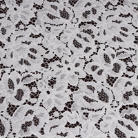 Tissu en dentelle à cordon, dentelle française à motif floral, élastique, qualité supérieure pour robes de soirée