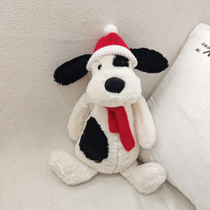 2025 Venta caliente lindos juguetes de animales de peluche perro pirata en sombrero de punto muñeco personalizado de peluche cachorro para la hora de acostarse compañero para regalos ideales - Product Image 6