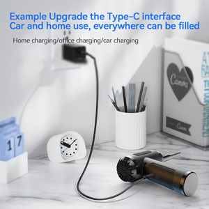 Aspiradora de Polvo Inalámbrica Portátil Mini, Material ABS, Soplador de Aire Eléctrico de Mano para Automóvil con Función de Soplado y Succión - Product Image 4