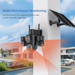 Ls tầm nhìn HD 6MP 12X Zoom ngoài trời ai ba ống kính ba màn hình aov IP 4G CCTV <span class=keywords><strong>Camera</strong></span> năng lượng mặt trời bảng điều khiển PTZ Mạng giám sát - Product Image 4