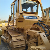 Bulldozer CAT D7G d'occasion en parfait état avec ripper, garantie de 6 mois, prix bas, série CAT originale