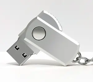 Il classico metallo girevole USB Flash Drive in stile penna 64GB & 256MB capacità con interfaccia 2.0 e 3.0