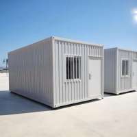 Maisons conteneurs modulaires préfabriquées de luxe, style moderne, démontables, portables, 10 pieds, 20 pieds, 40 pieds, en kit plat