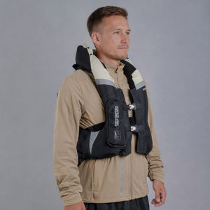 Gilet airbag pour moto, combinaison de course avec bandes réfléchissantes, plus sûr de rouler la nuit avec protection dorsale - Product Image 5