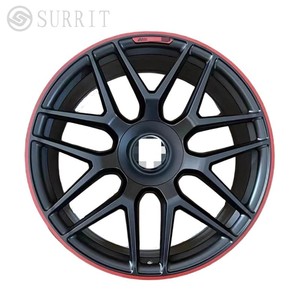 Nuevas Llantas de Aleación Forjadas SURRIT de 21 y 22 Pulgadas para Mercedes G63 G500 G350 G65, Resistentes, Todoterreno, Compatibles con SUV Clase G AMG, Plateadas - Product Image 3