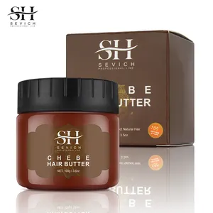 Private Label Natural 100% Bio Chebe Haar butter Anti-Haarausfall Butter Chebe Pulver Haarwuchs Butter