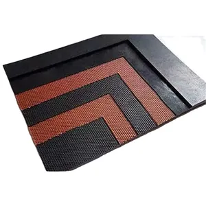 V-tipi Chevron desenli endüstriyel kauçuk konveyör kemerleri özel kum çakıl kesme işleme hizmeti - Product Image 3