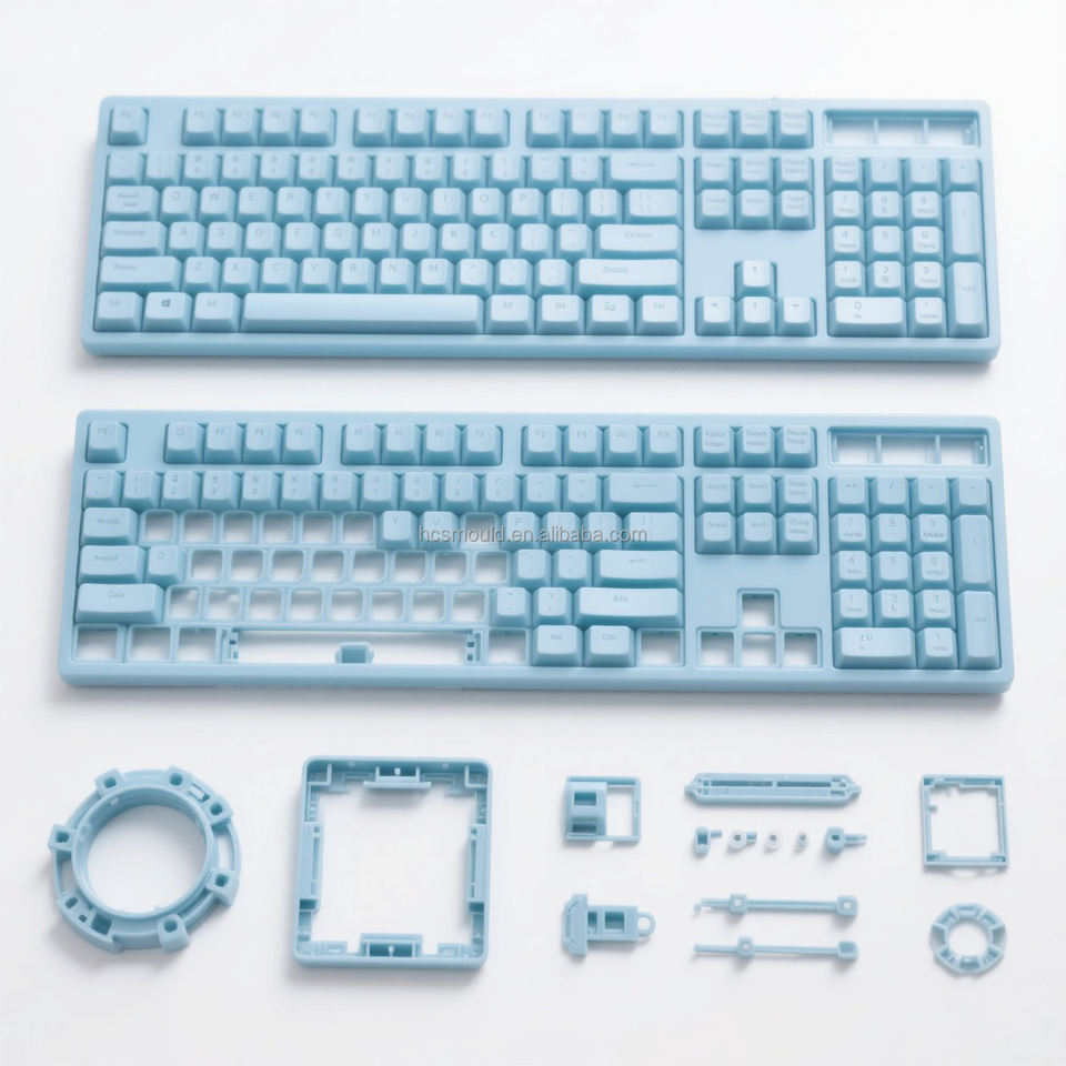 High Quality Injection Molding For Pc Keyboard Hot Sell Plastic Parts Mould Supplier Beauty Finished Mould For Keyboard
