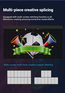 P15 P20 P30ドローンショーフライングLEDメッシュディスプレイ画面 - Product Image 6