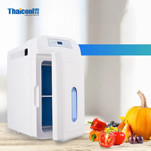 <span class=keywords><strong>Mini</strong></span> nevera de coche eléctrica portátil de doble zona de 28L DC 12V/24V AC220V/240V caja enfriadora de semiconductores congelador con función de refrigeración - Product Image 3