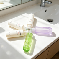 Flacons de parfum en verre de haute qualité, emballages cosmétiques, flacons de voyage vides avec boîtier et bille en acier, flacons de parfum en verre