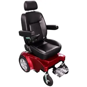 วีลแชร์ไฟฟ้าสำหรับผู้พิการ,วีลแชร์ไฟฟ้าสำหรับคนพิการเก้าอี้รถเข็นแบบลุกขึ้นยืนอลูมิเนียม CT7033