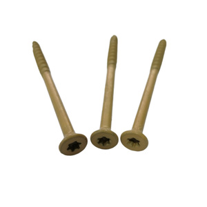 Vis autoperceuses pour terrasses en bois, durables, revêtues, antirouille, à tête fraisée, filetage partiel, pour la construction en bois traité sous pression - Product Image 4