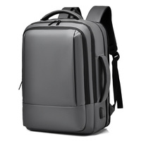Sac à dos de voyage professionnel grande capacité, tendance, avec fermeture éclair en polyester, extensible, pour ordinateur portable