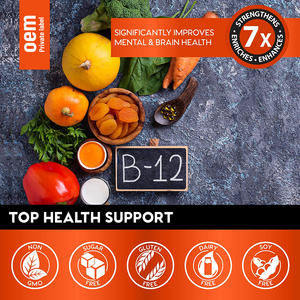 Gotas Sublinguales de Vitamina <span class=keywords><strong>B12</strong></span> Orgánica OEM, Vitamina <span class=keywords><strong>B12</strong></span> Líquida, Impulso de Energía, Concentración y Estado de Ánimo, Apoyo para la Salud Cerebral - Product Image 6