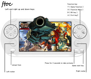 Mando de juegos móvil portátil clásico de mano TV videojuegos consola 128 Bit Real Pantalla de 8GB 5,1 pulgadas para videocámara - Product Image 4