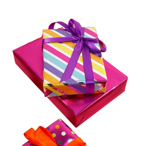 Printed <b>Wrapping</b> <b>Paper</b> Disposable Coated Silicone Virgin Pulp Roll for Valentine's Day Gift Packaging - Product Image 1