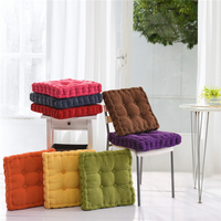 Coussin de siège extra épais et doux 40*40cm, portable, lavable en machine, pour intérieur, extérieur, voiture, bureau, une place