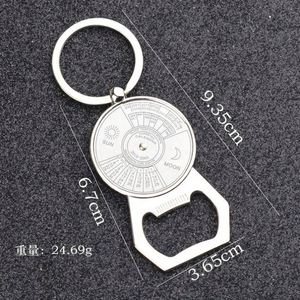 Porte-clés personnalisé avec calendrier perpétuel 50 ans, porte-clés en métal, ouvre-bouteille, porte-clés promotionnels, cadeaux publicitaires, anneaux porte-clés - Product Image 4