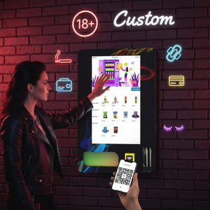 Máquina Expendedora <span class=keywords><strong>de</strong></span> Pared con Pantalla Táctil <span class=keywords><strong>de</strong></span> 32 Pulgadas, Pago con <span class=keywords><strong>Tarjeta</strong></span> <span class=keywords><strong>de</strong></span> Crédito, SDK, Compatible con ADA, Gestión Basada en la Nube - Product Image 1