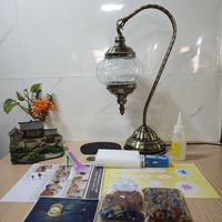Kit de lampe en mosaïque turque DIY, mini lampe de table marocaine, kit pour la maison, pour la décoration du salon et de la chambre
