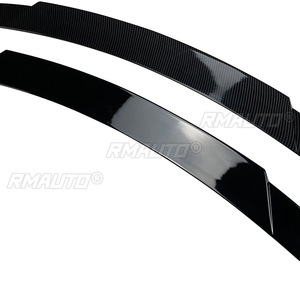 ปีกสปอยเลอร์ขอบท้ายรถด้านหลังสำหรับ Mercedes Benz C คลาส W206 C200 C260 C300 2022 + ABS คาร์บอนพิมพ์ลายสีดำ - Product Image 6
