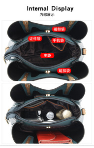 Luxury Women PU Leather Handbags Ladies Large Tote Bag Female <b>Square</b> Shoulder Bags Bolsas Femininas New Fashion Crossbody Bags - Product Image 6