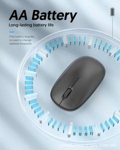 2.4GHz 1000DPI Symmetrical Wireless Mouse Lite Original <b>Mini</b> Optical Tracking Stock Wireless Mouse for Laptop - Product Image 2