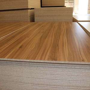 Tablero de Partículas Laminado de Melamina de 1220x2400x18 mm, <span class=keywords><strong>MDF</strong></span>, Madera Contrachapada para Muebles de Gabinete - Product Image 1