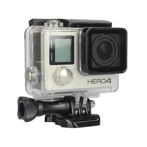 Kingma capa impermeável protetora para câmera, recipiente à prova d'água para mergulho subaquático gopro hero 4 / 3 + câmera de ação