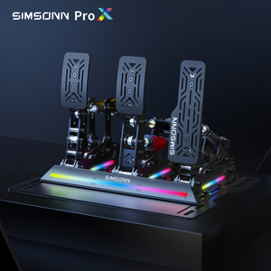 Simsonn Pro X แป้นเหยียบสำหรับเล่น<span class=keywords><strong>เกม</strong></span>จำลอง, แป้นเหยียบ<span class=keywords><strong>คล</strong></span>ัตช์จำลองเกม PC สามารถปรับได้แปดระดับ - Product Image 3