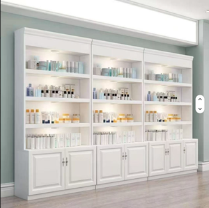 Exhibidor de Cosméticos 2026, Mueble de Exhibición para Salón de Belleza, Estilo Europeo, para Salón de Uñas, Salón de Masajes, Contenedor de Productos - Product Image 6