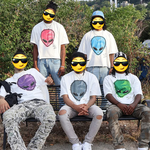 Maßgeschneiderte Herren Heavy Cropped T-Shirts mit Dickem Rundhalsausschnitt, Individuelle Blanko Cropped Boxy T-Shirts für Männer, Maßgefertigte Blanko Oversized Crop Boxy T-Shirts - Product Image 1